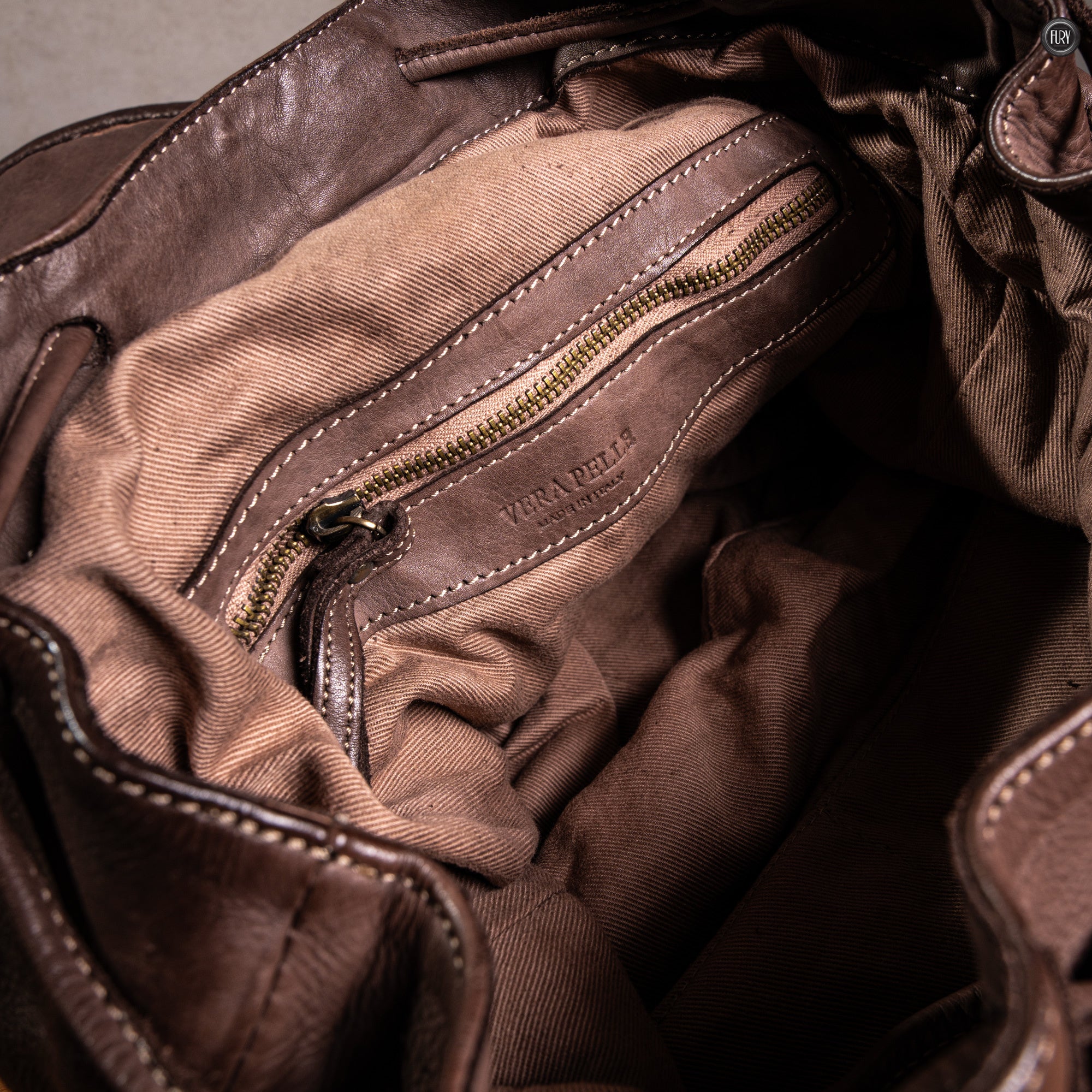 Zaino Lorenzo in pelle intrecciata