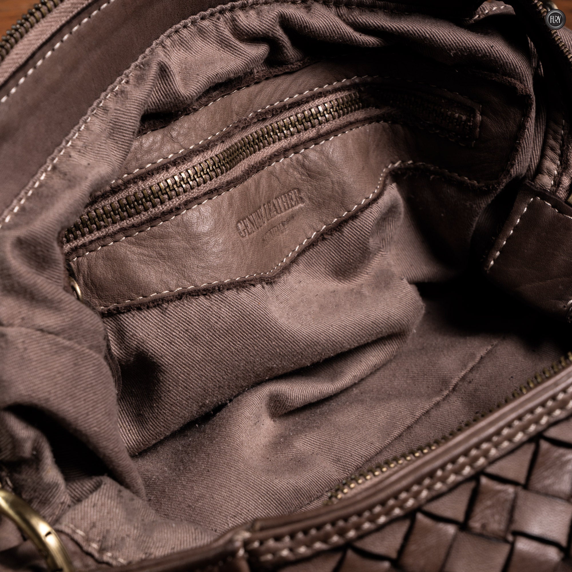 Borsetta Daria in pelle intrecciata