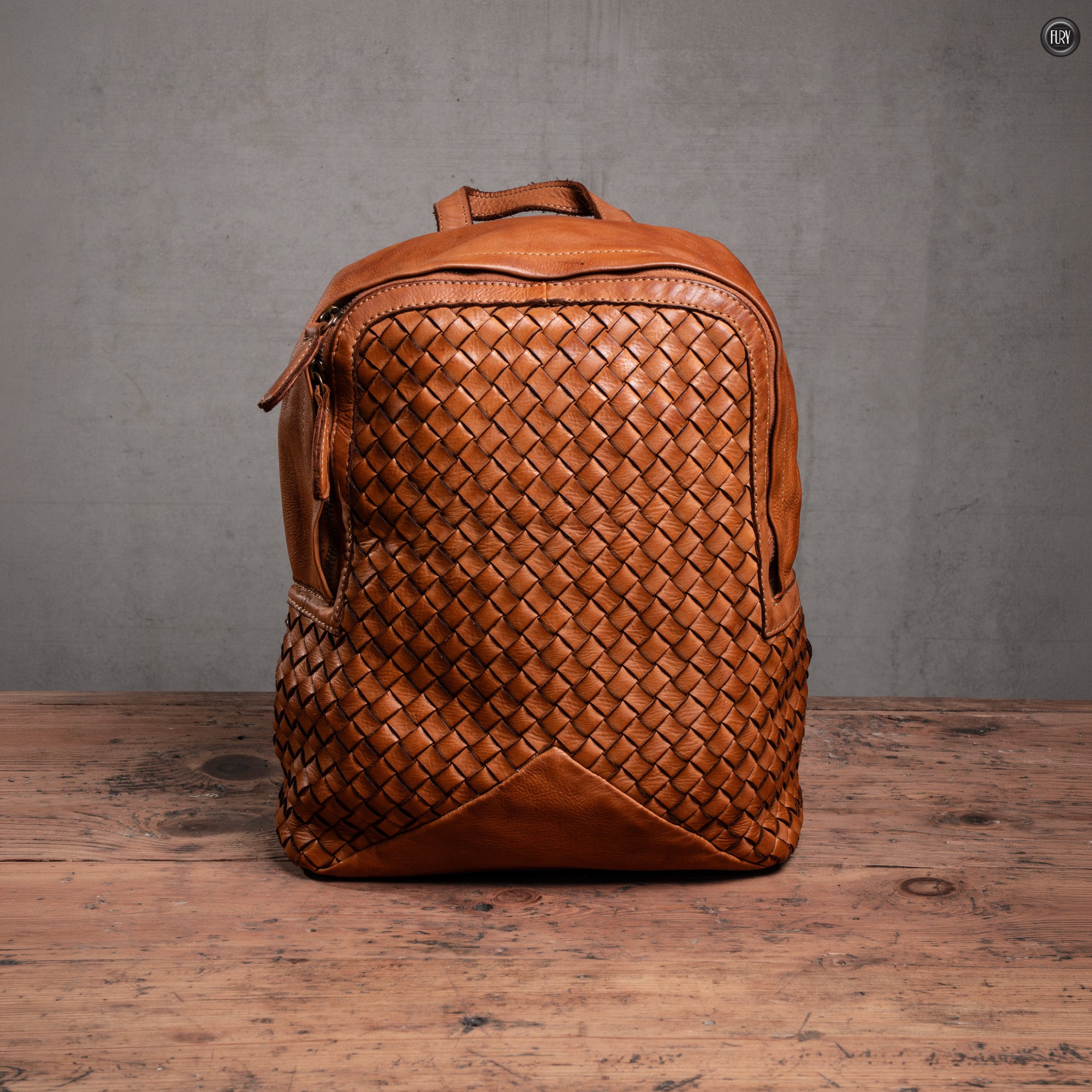 Zaino Arco in pelle intrecciata