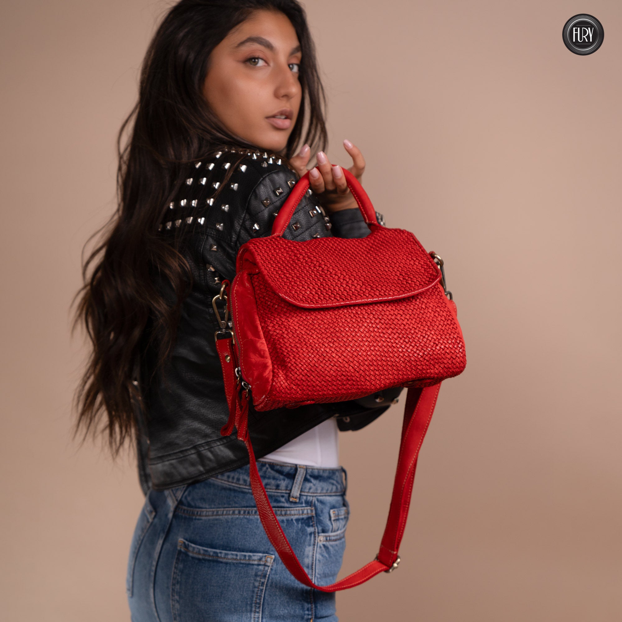 Borsa Siena in pelle intrecciata - Preordine