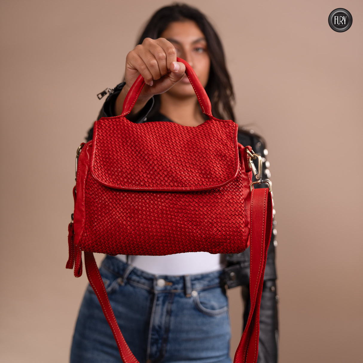 Borsa Siena in pelle intrecciata - Preordine