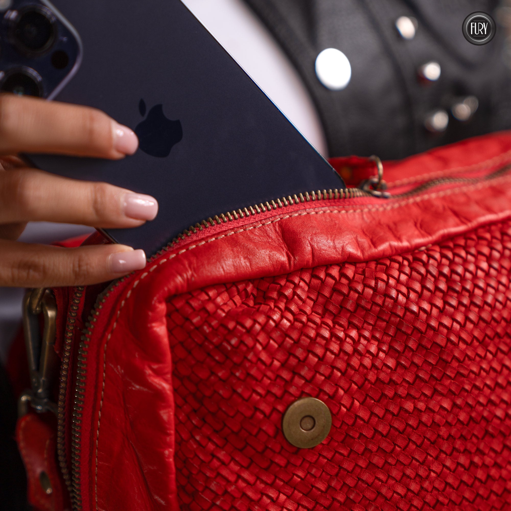 Borsa Siena in pelle intrecciata - Preordine