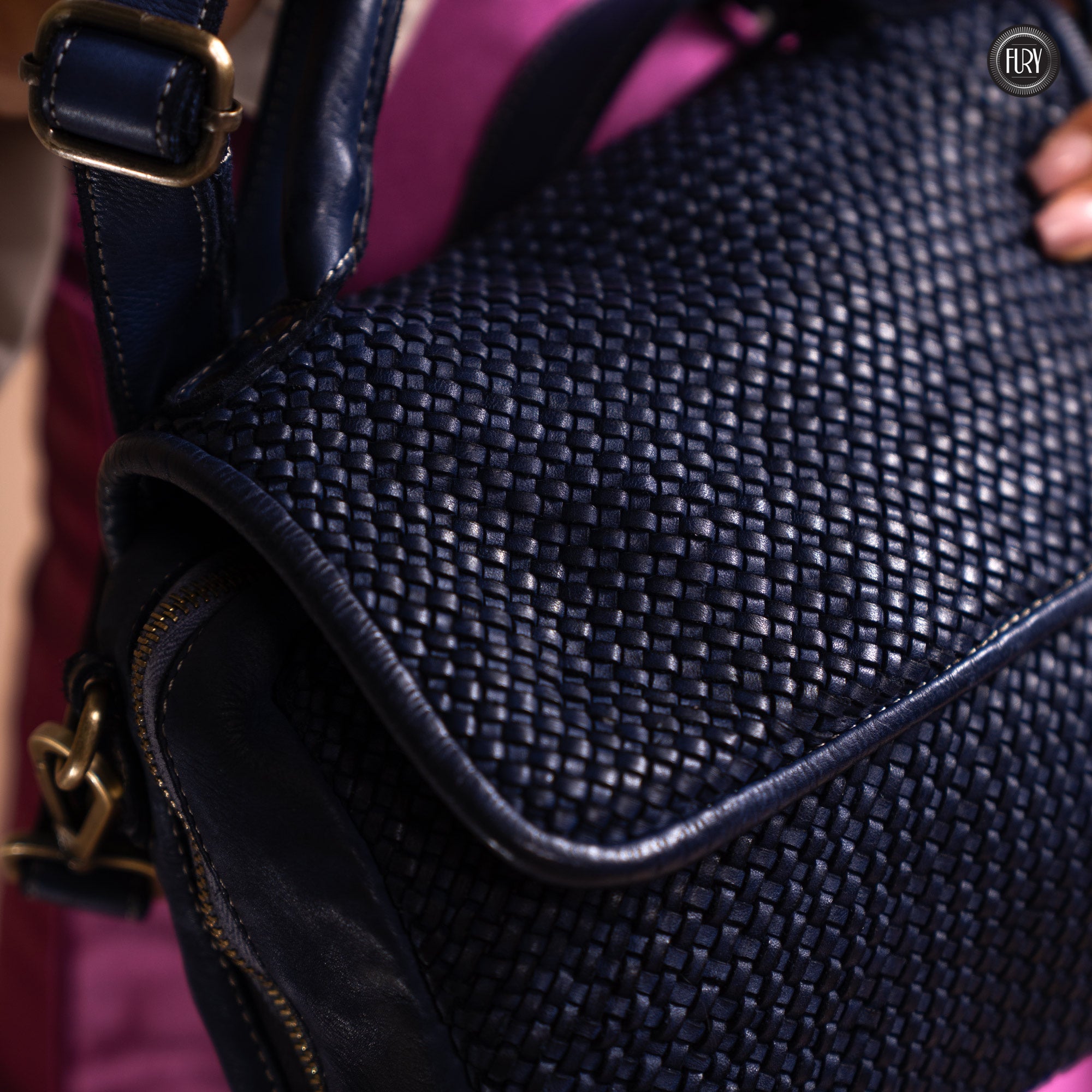 Borsa Siena in pelle intrecciata - Preordine