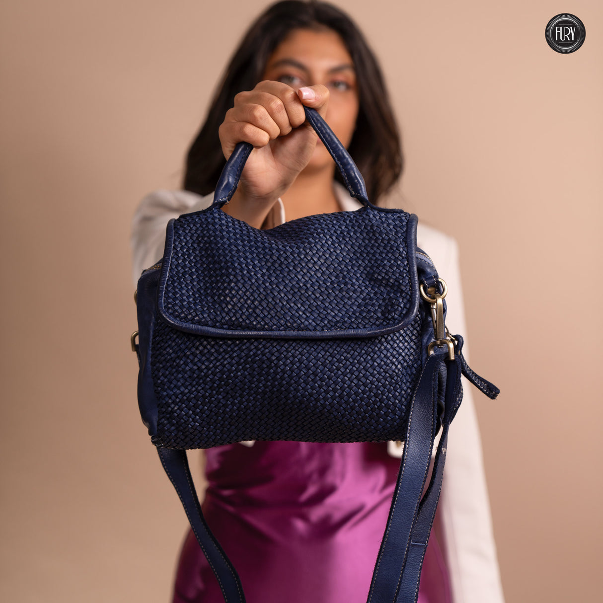 Borsa Siena in pelle intrecciata - Preordine