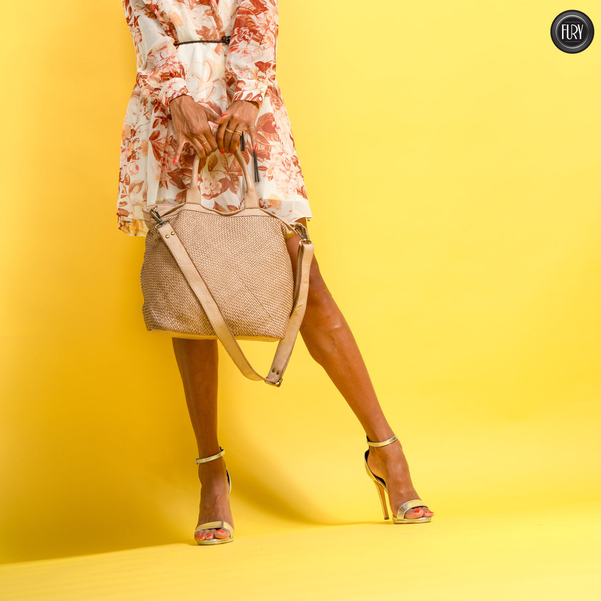 Borsa Tullia in pelle intrecciata