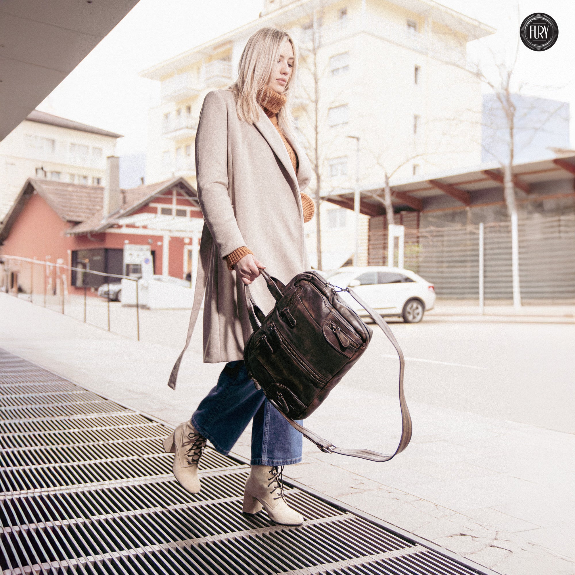 Borsa Heritage 49 in pelle - Edizione limitata