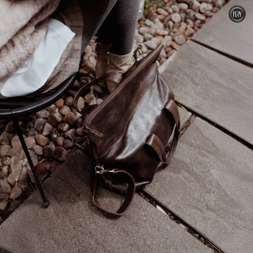 Borsa Heritage 34 in pelle - Edizione limitata