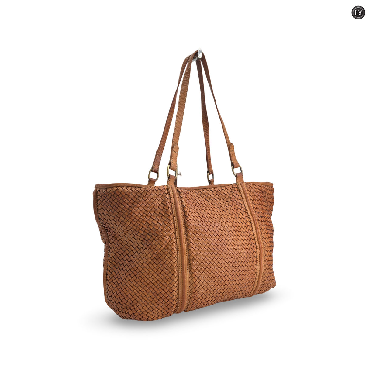 Borsa Armonia in pelle intrecciata