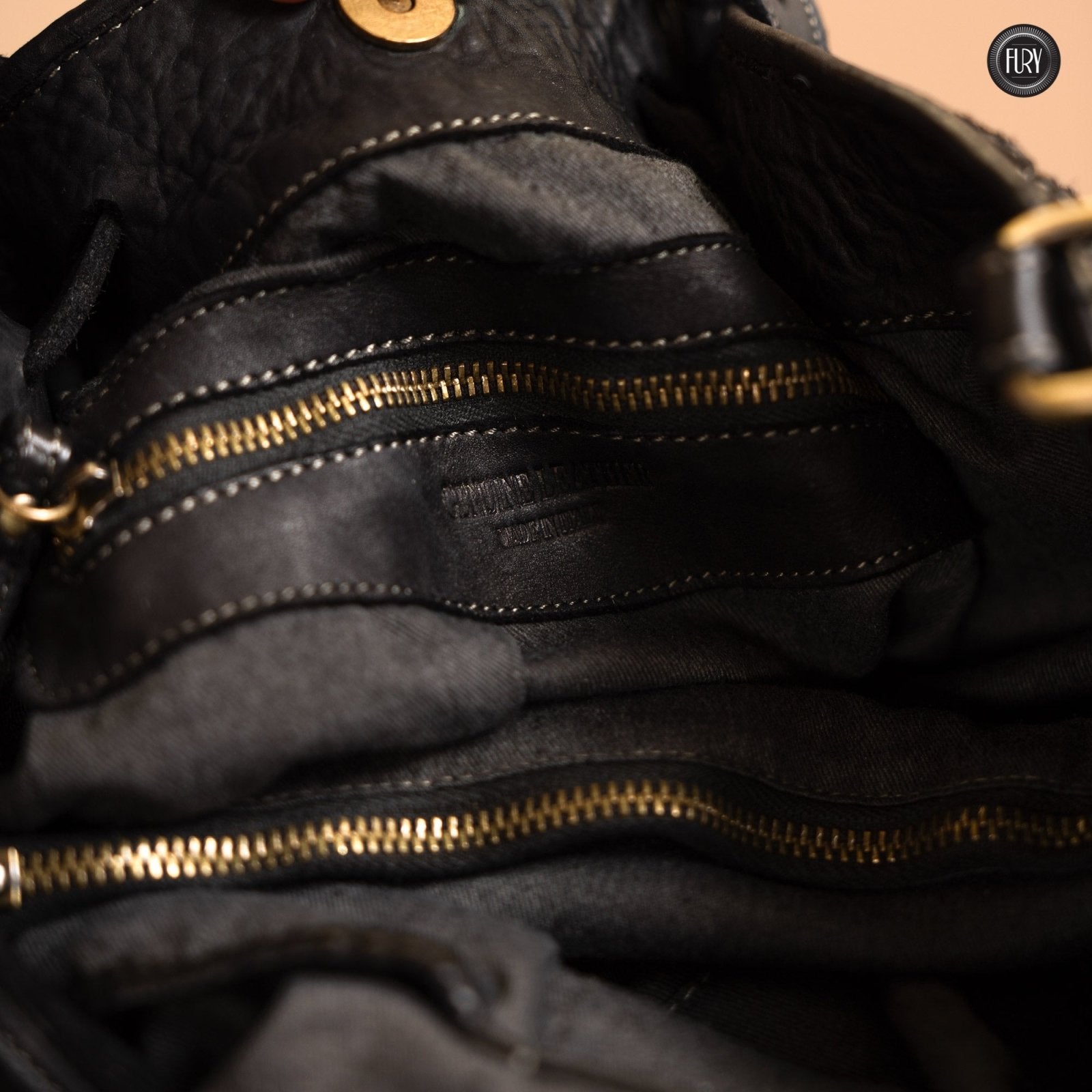 Borsa Agata in pelle intrecciata - Fury