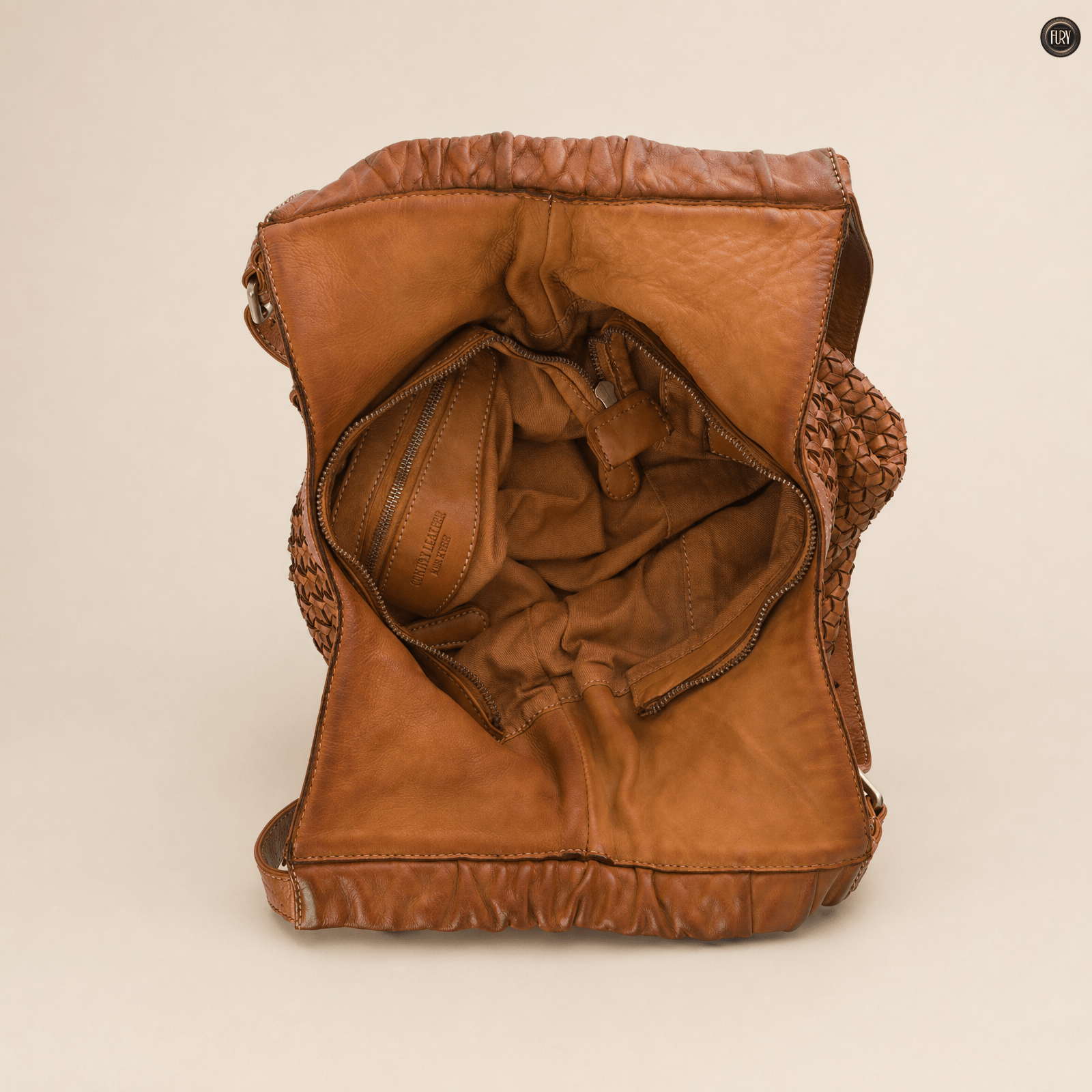 Borsa Anita in pelle intrecciata - Fury