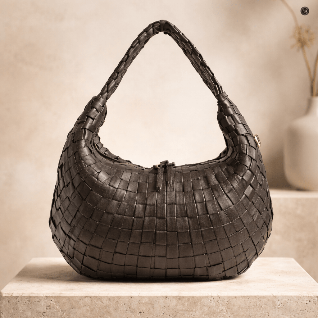 Borsa Armonia in pelle intrecciata - Fury