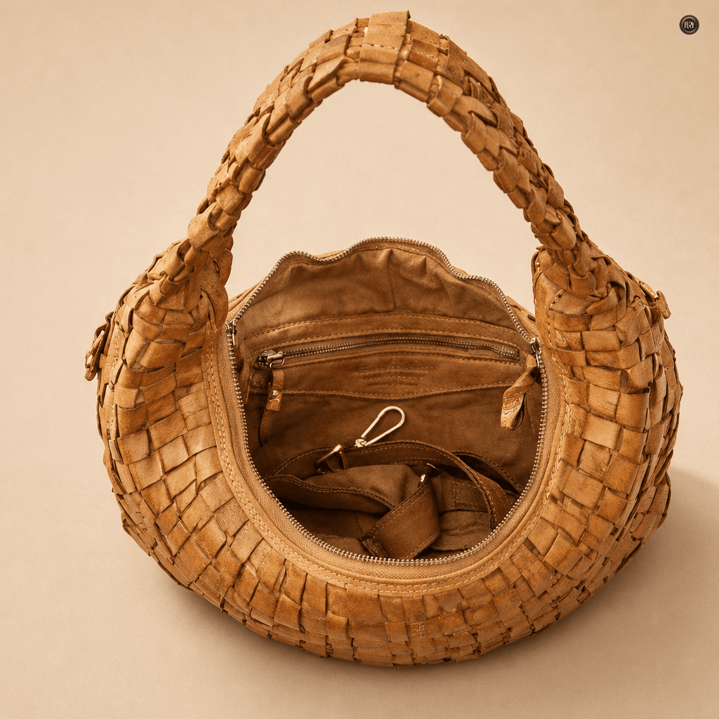 Borsa Armonia in pelle intrecciata - Fury