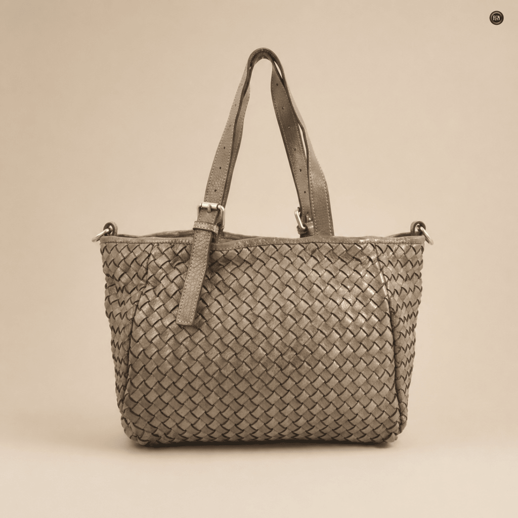 Borsa Costanza in pelle intrecciata - Fury