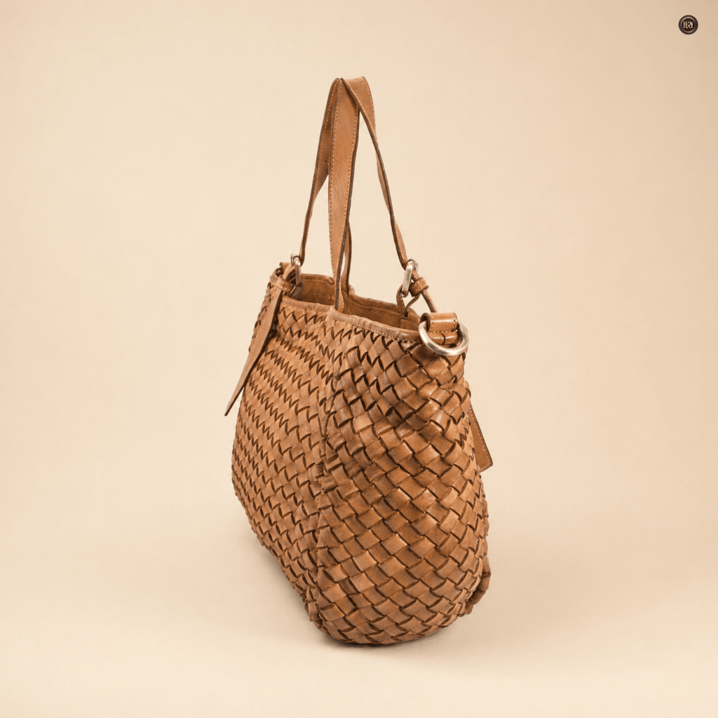 Borsa Costanza in pelle intrecciata - Fury