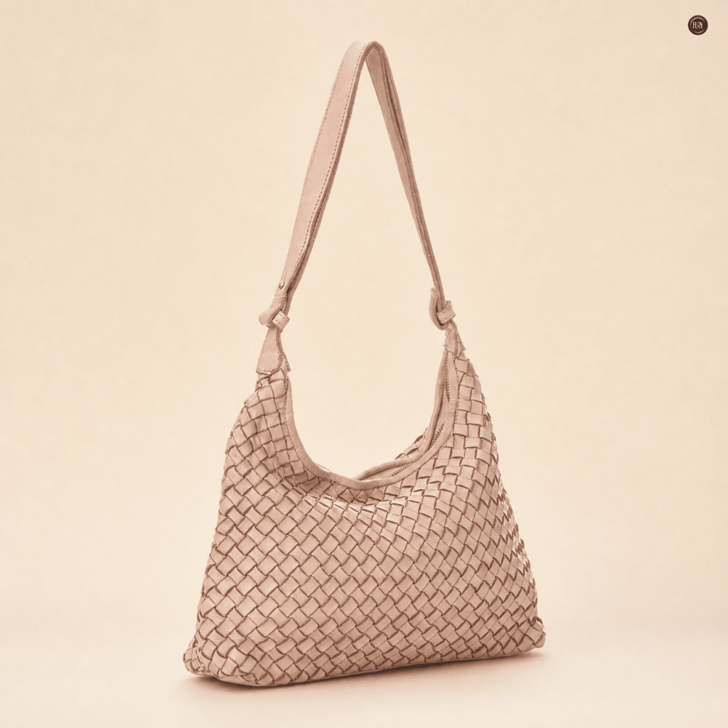 Borsa Laura in pelle intrecciata - Fury