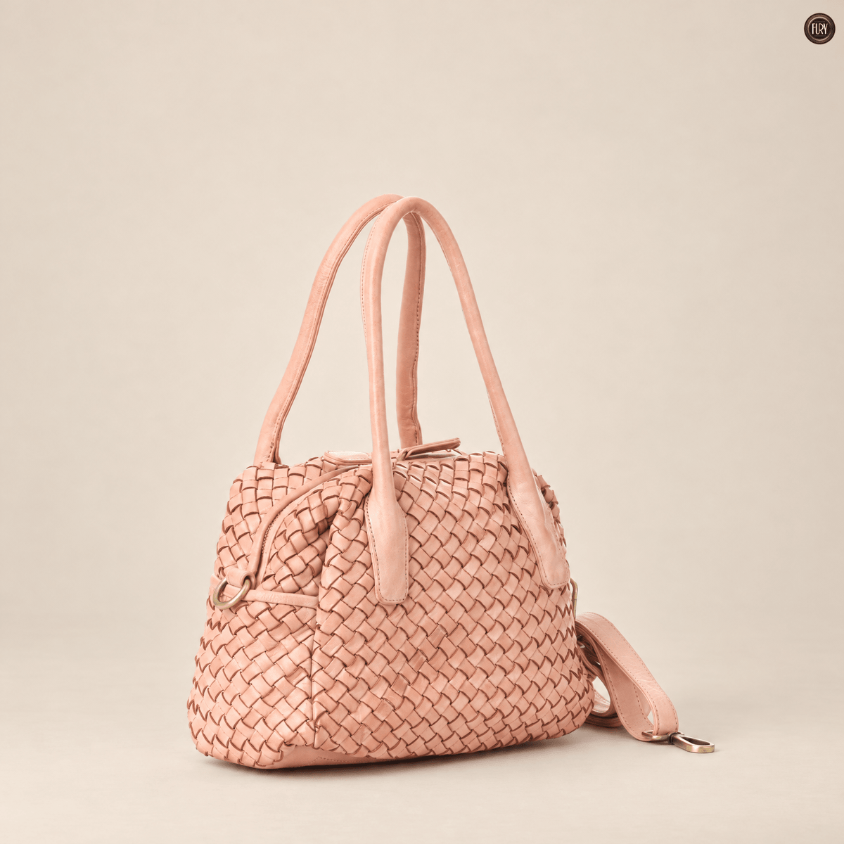 Borsa Lea in pelle intrecciata - Fury