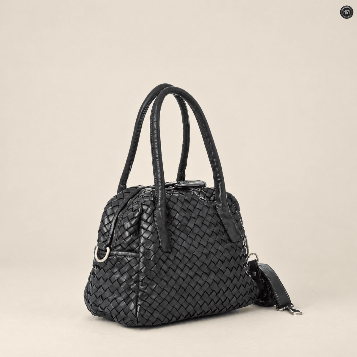 Borsa Lea in pelle intrecciata - Fury