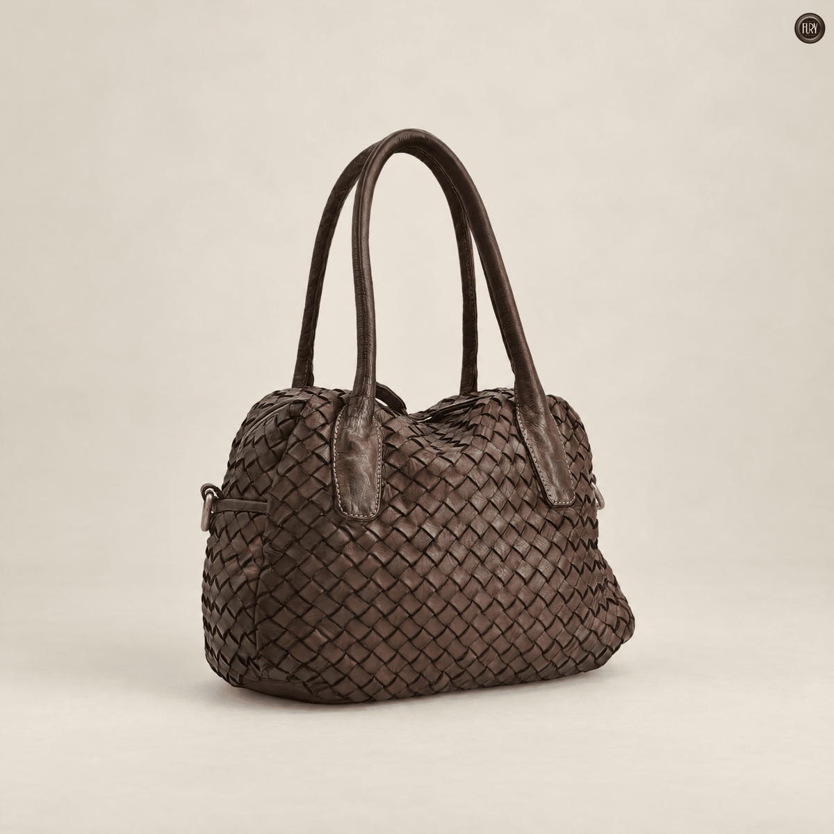 Borsa Lea in pelle intrecciata - Fury