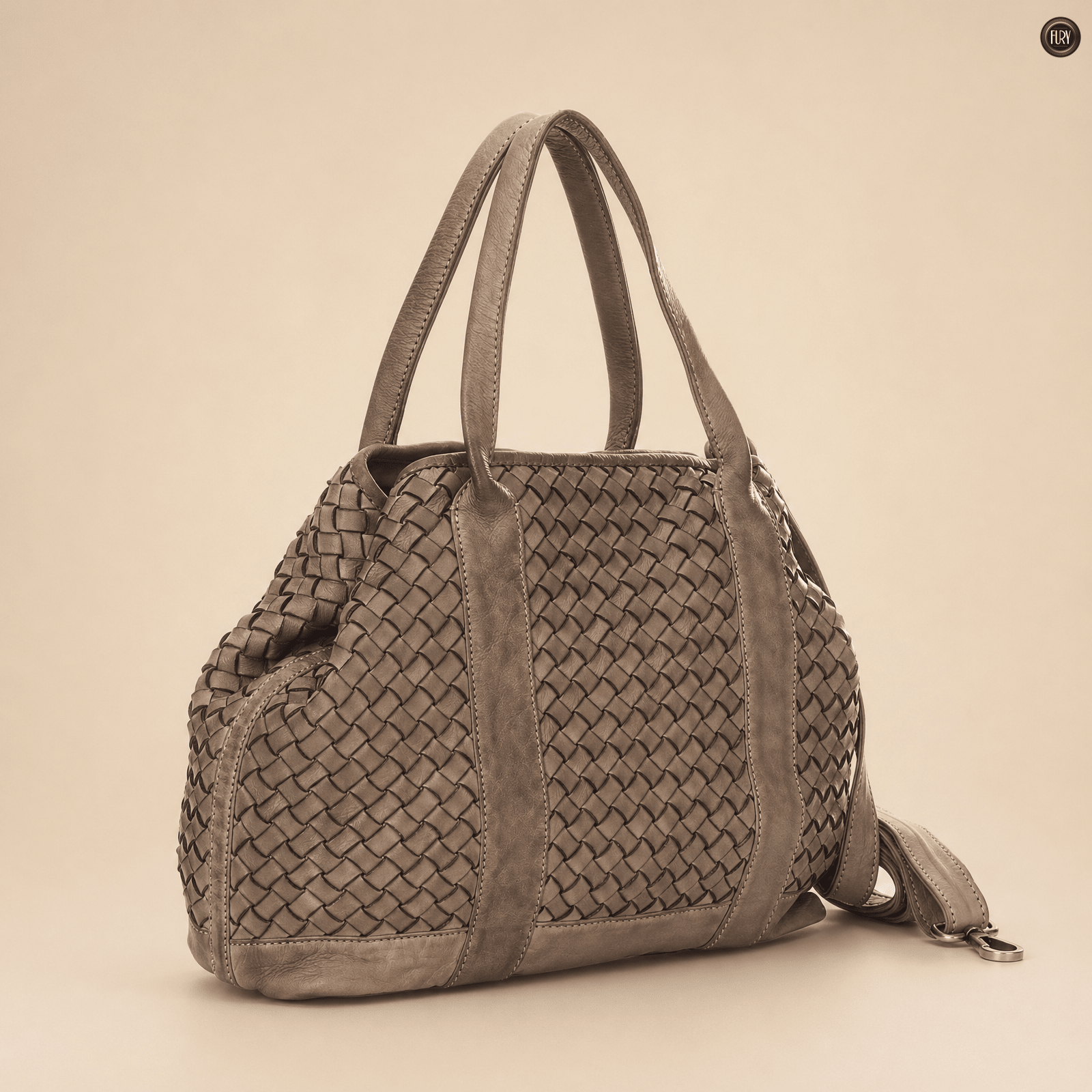 Borsa Matilde in pelle intrecciata - Fury