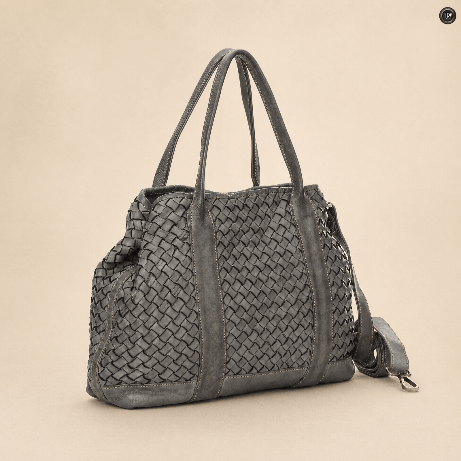 Borsa Matilde in pelle intrecciata - Fury