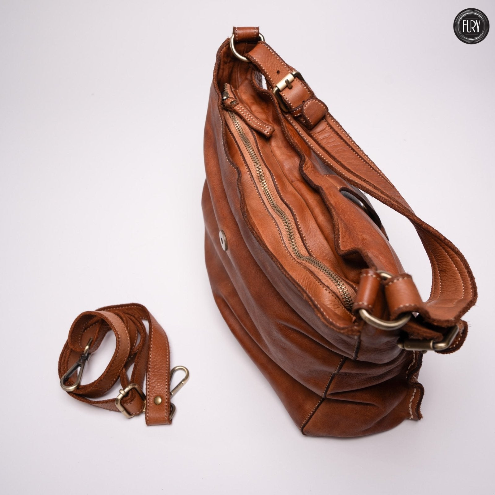 Borsa Sandy in pelle - Fury