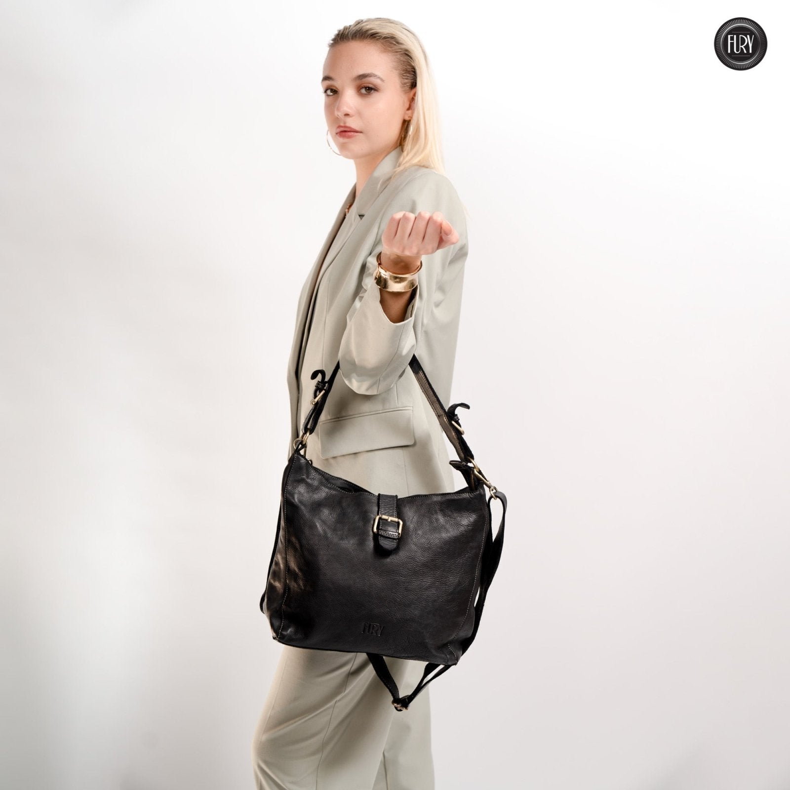 Borsa Sandy in pelle - Fury