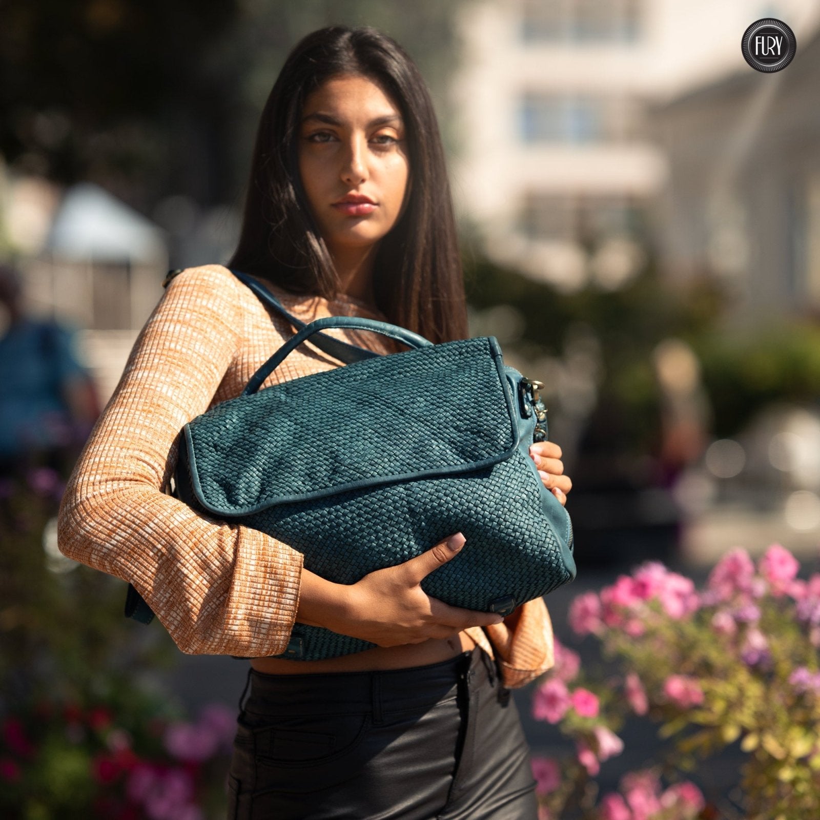 Borsa Siena Maxi in pelle intrecciata - Preordine - Fury