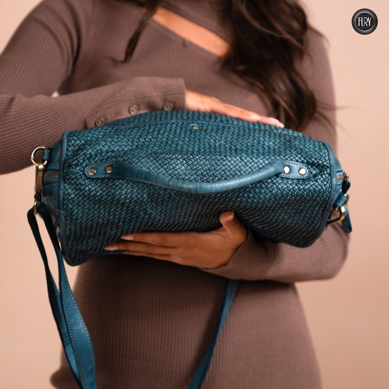 Borsa Siena Maxi in pelle intrecciata - Preordine - Fury