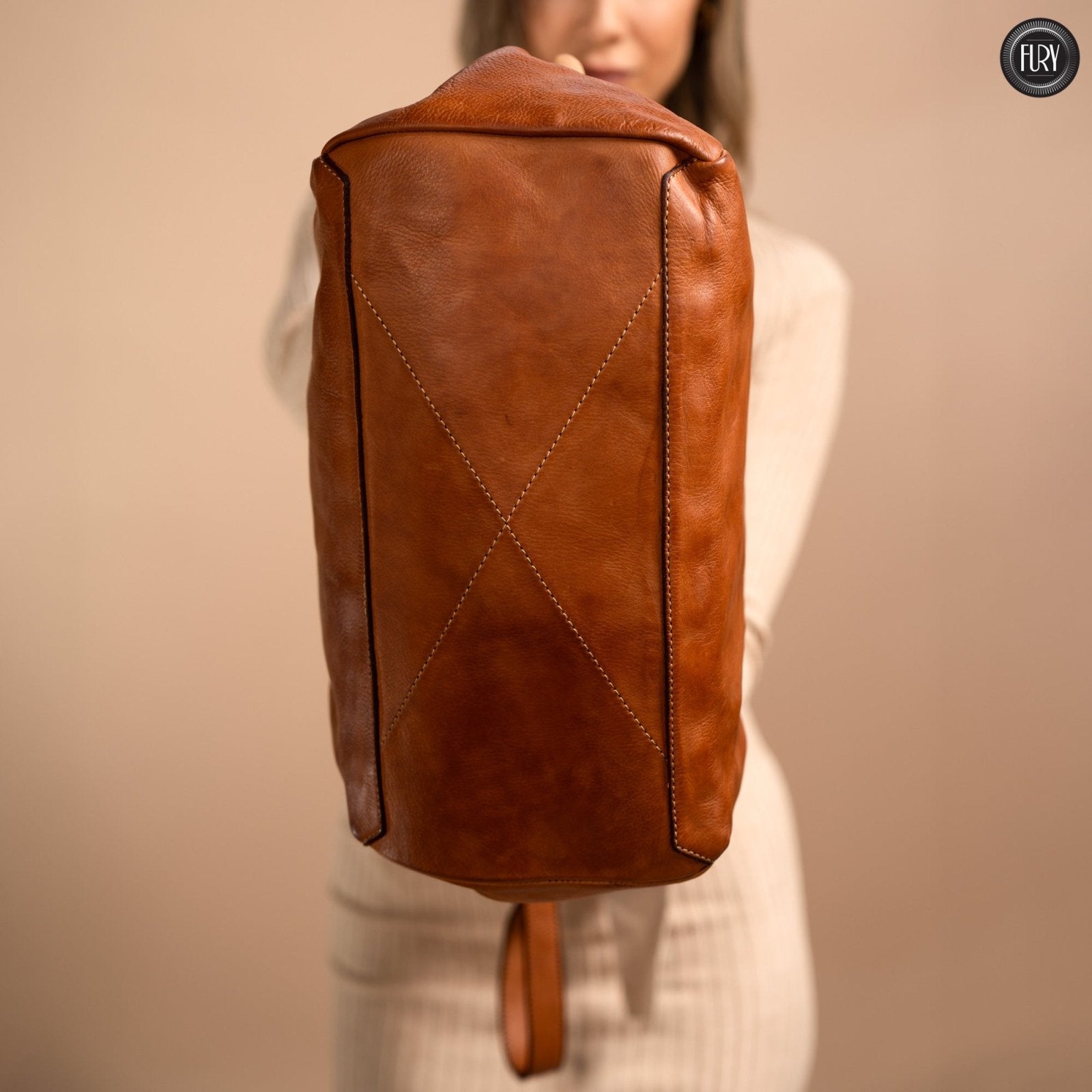 Borsa V in pelle - Fury