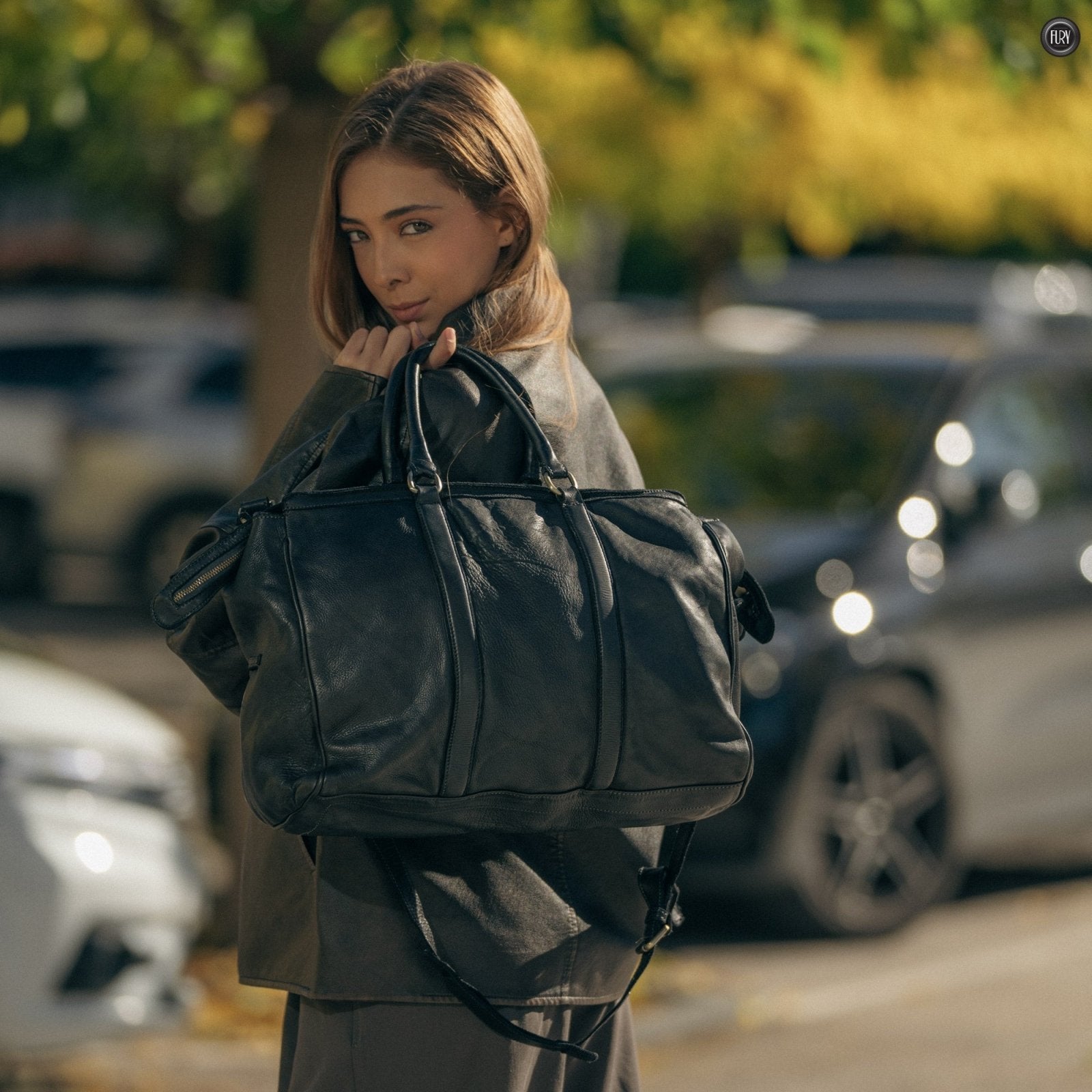 Borsa Virgilio in pelle - Fury