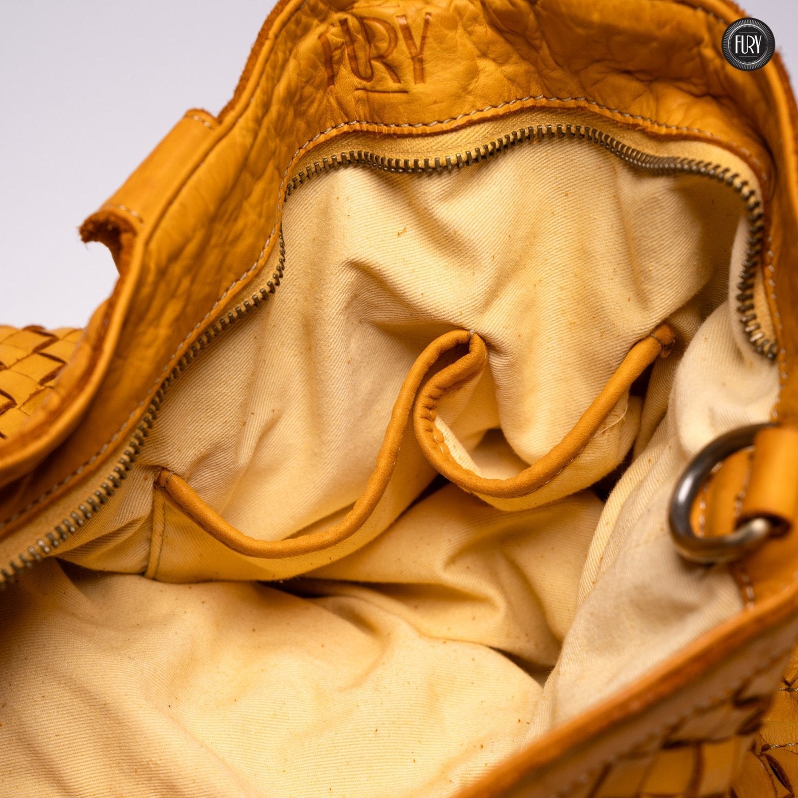 Borsa Virginia in pelle intrecciata - Fury