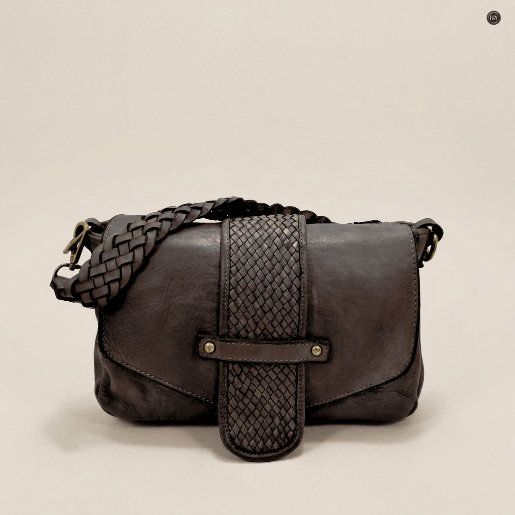 Borsetta Antea in pelle intrecciata - Fury