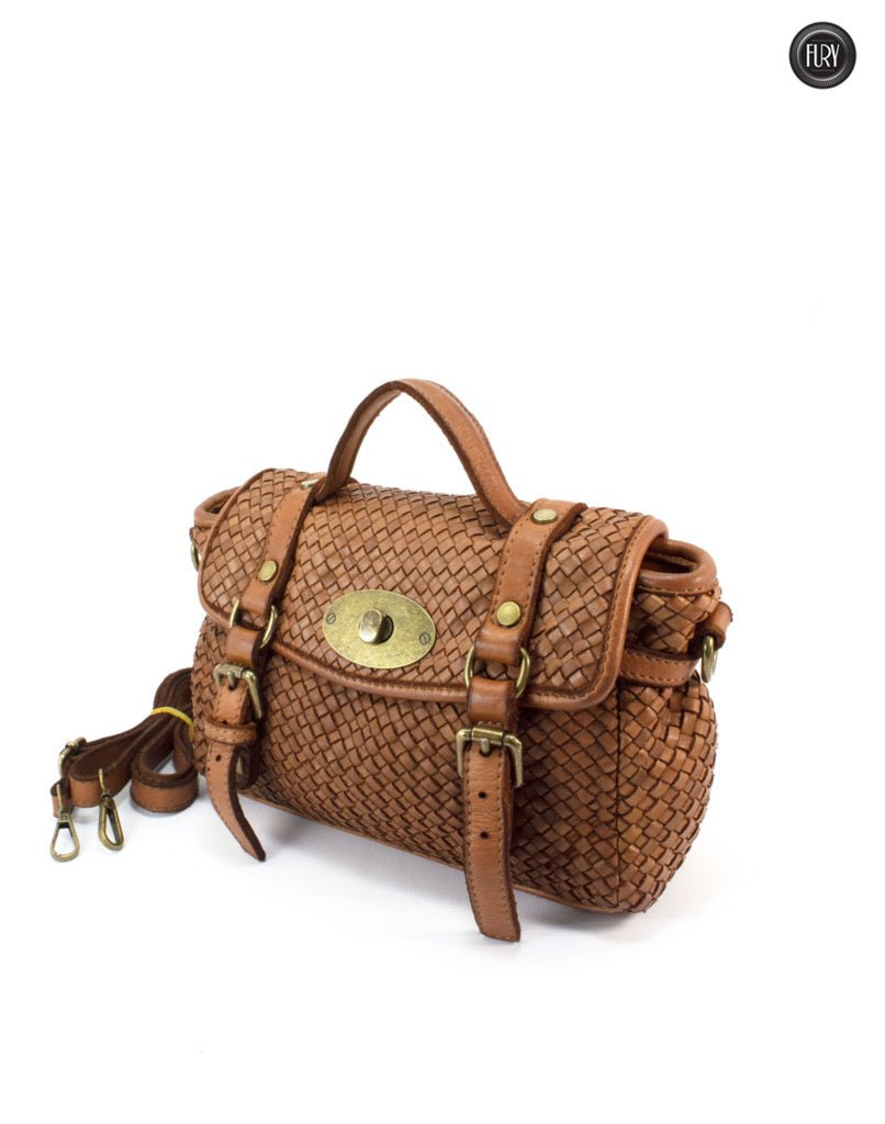 Borsetta Celia in pelle intrecciata - Fury