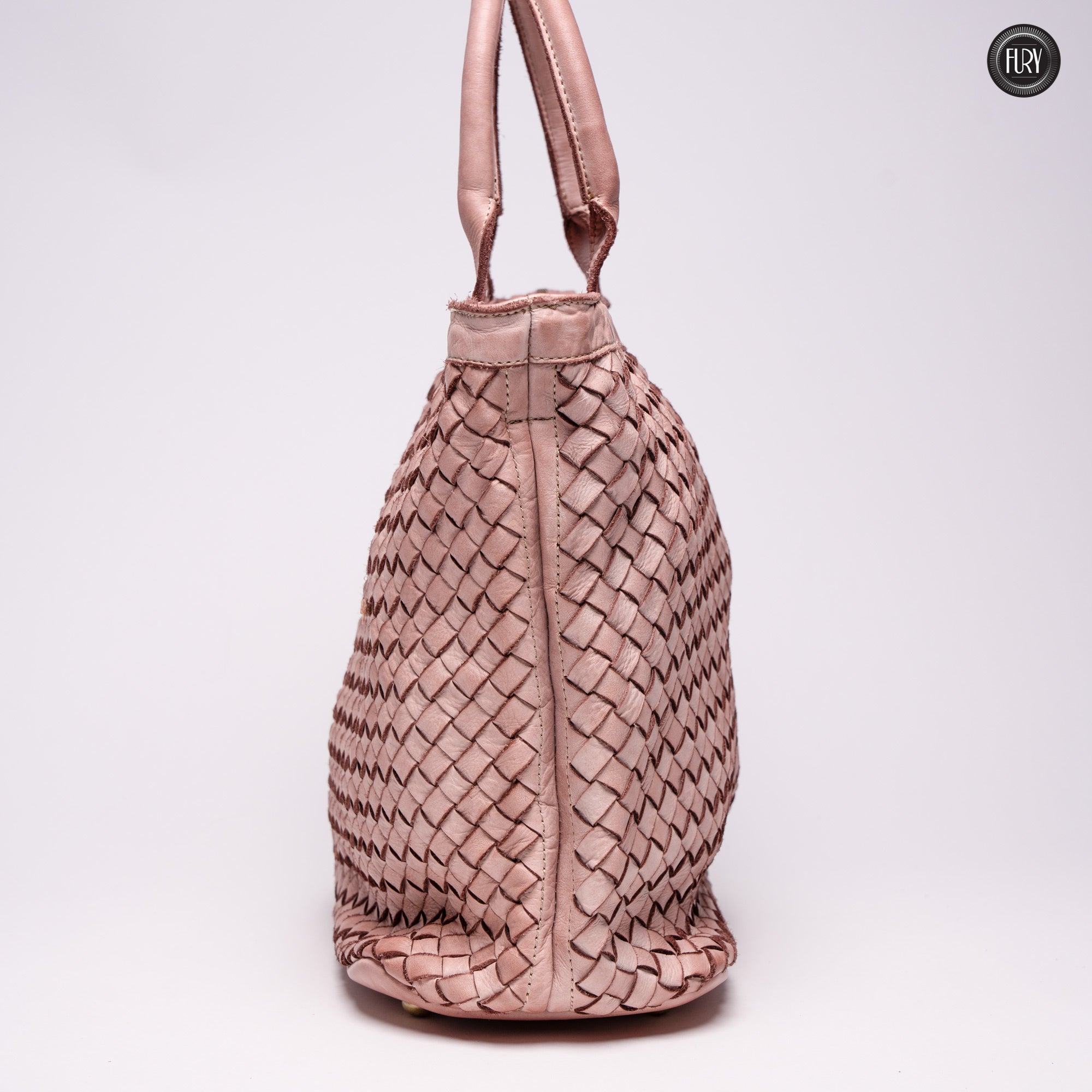 Borsa Virginia in pelle intrecciata