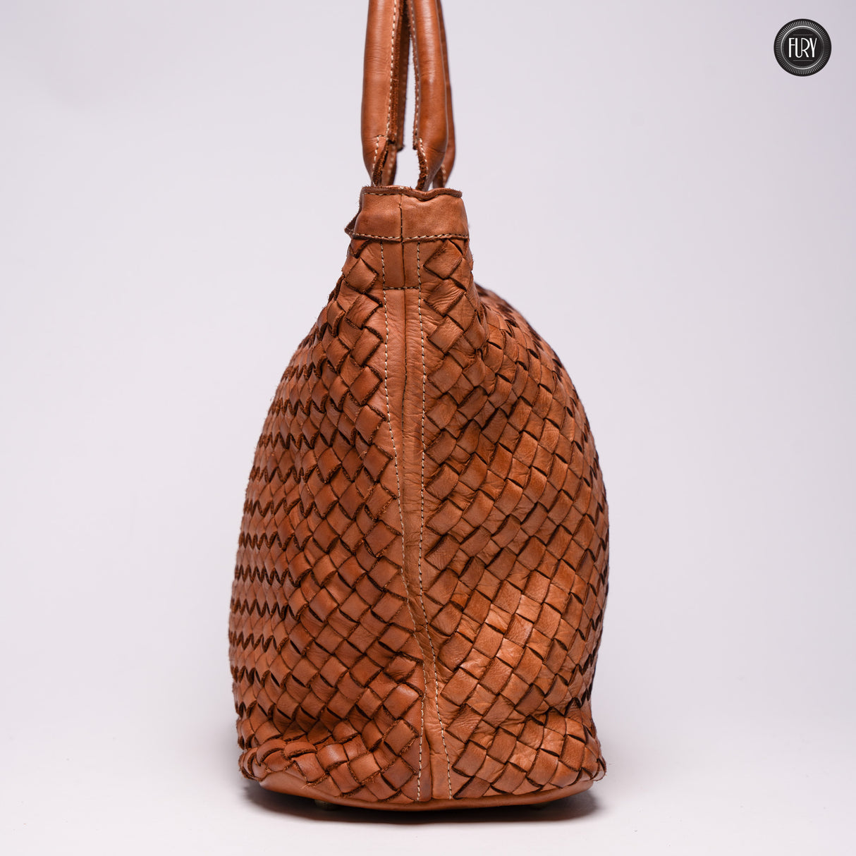 Borsa Virginia in pelle intrecciata