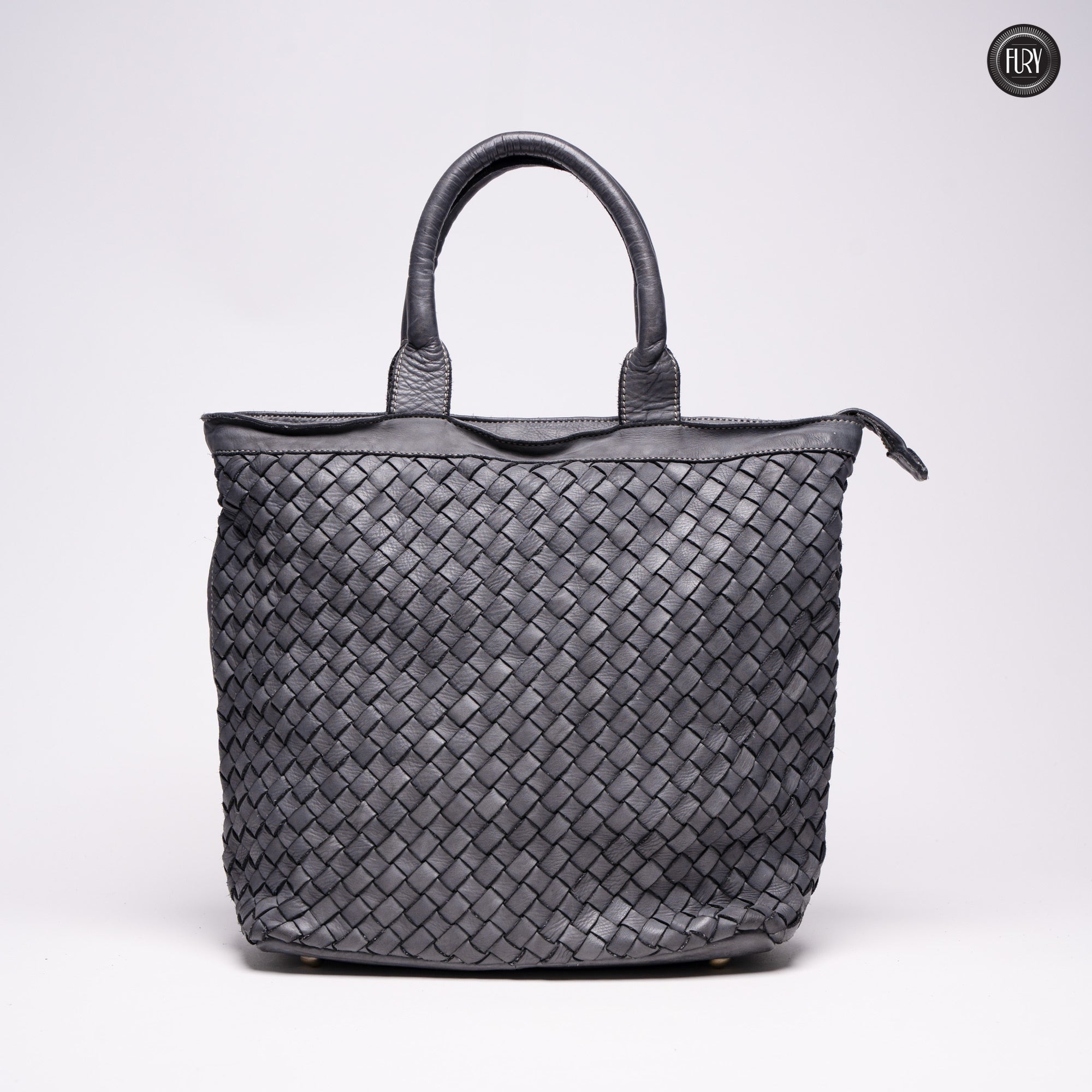 Borsa Virginia in pelle intrecciata