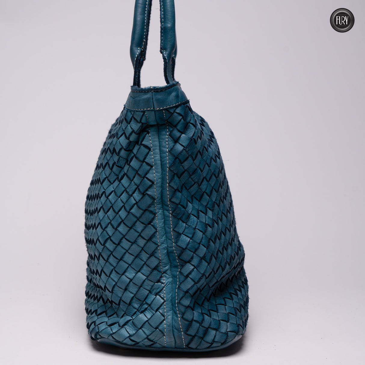 Borsa Virginia in pelle intrecciata