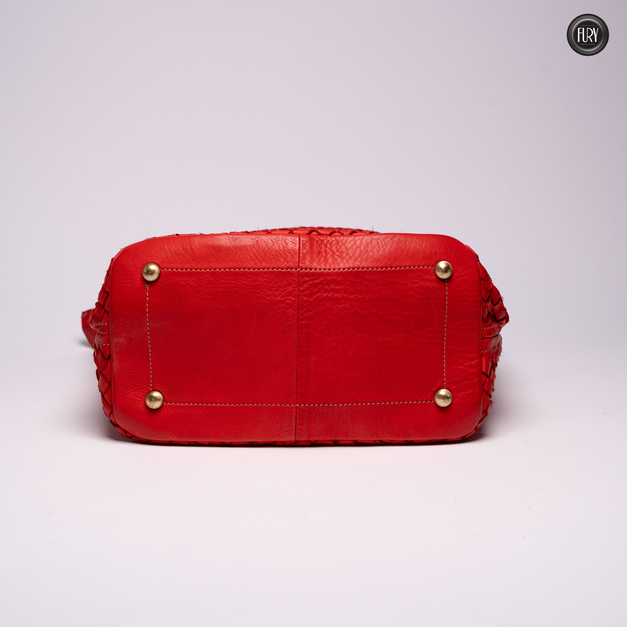 Borsa Virginia in pelle intrecciata