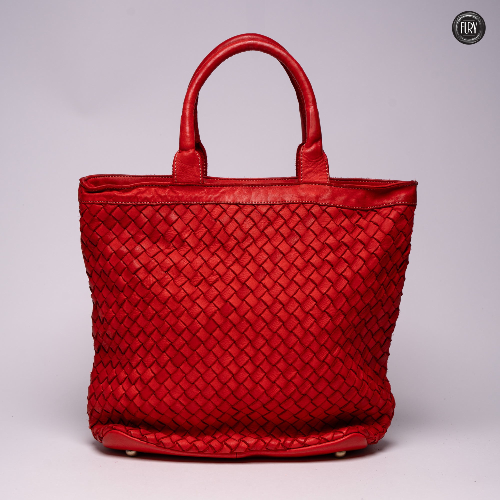 Borsa Virginia in pelle intrecciata