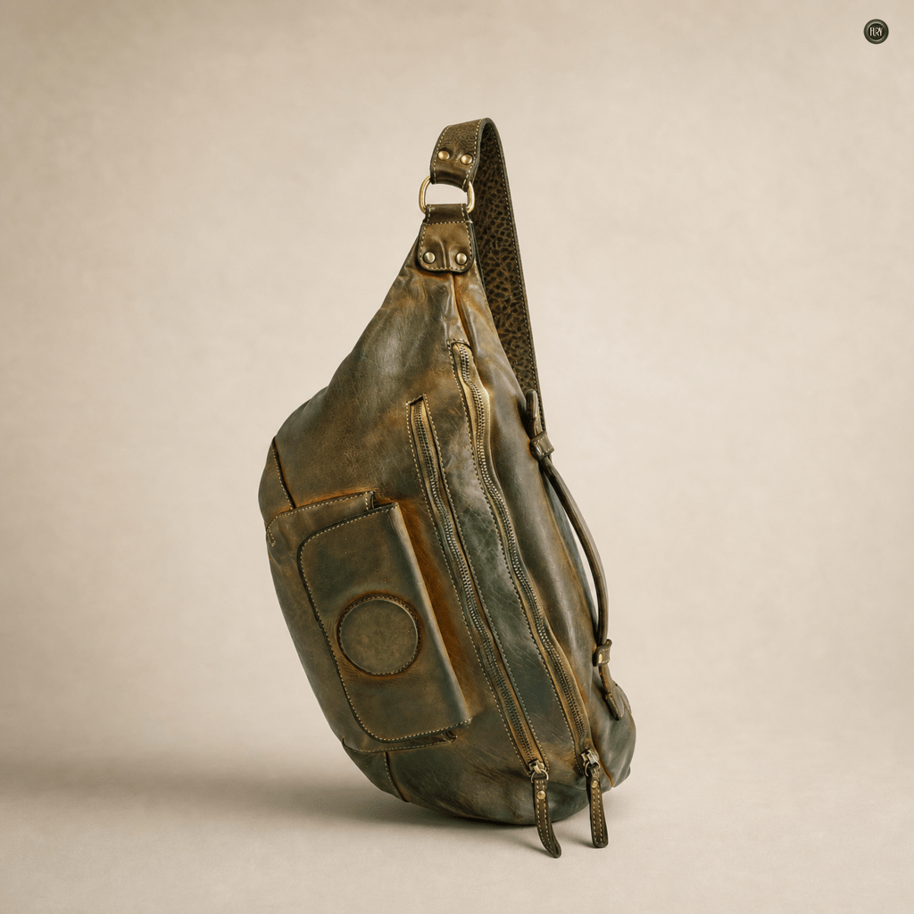 Marsupio Orlando in pelle - Fury
