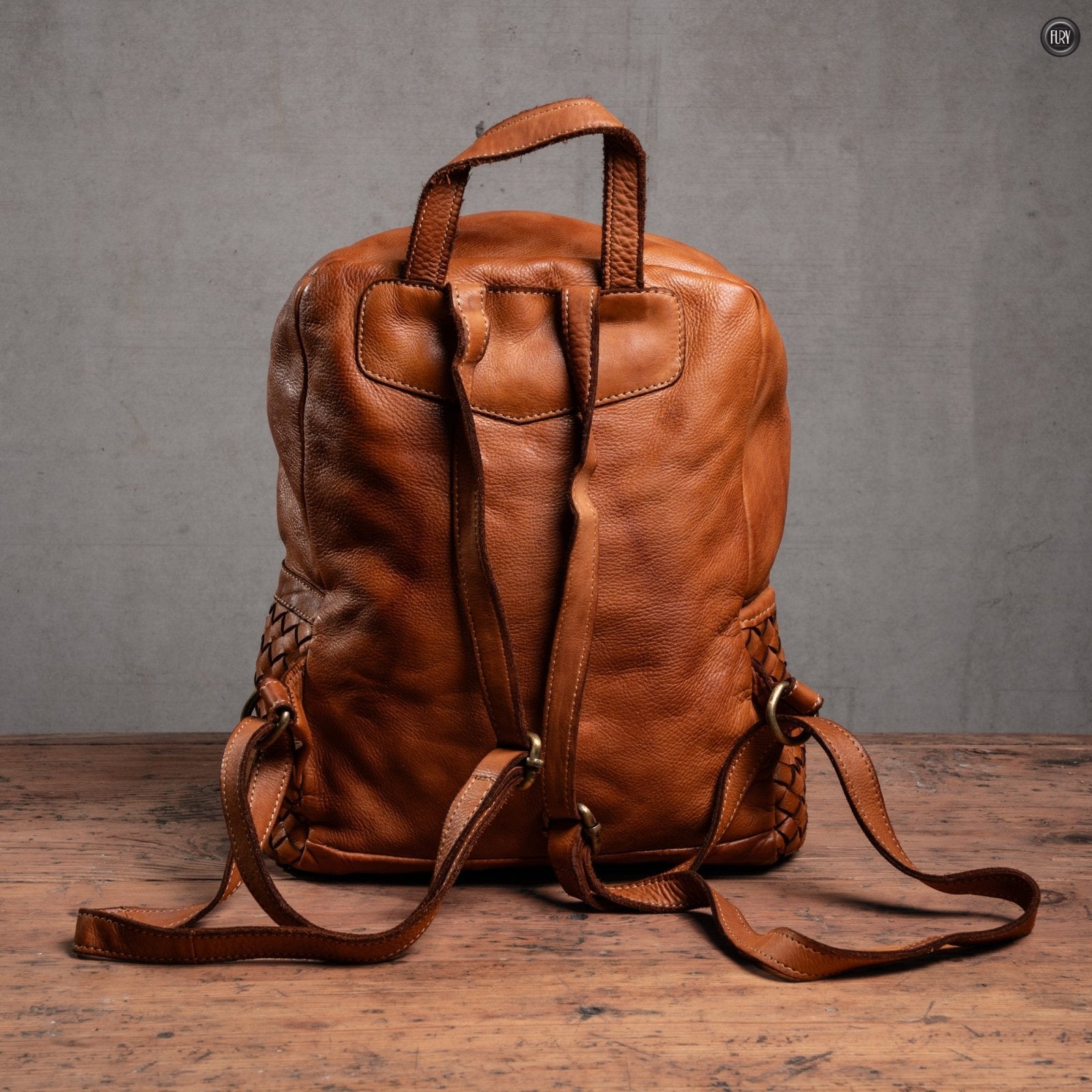 Zaino Arco in pelle intrecciata - Fury