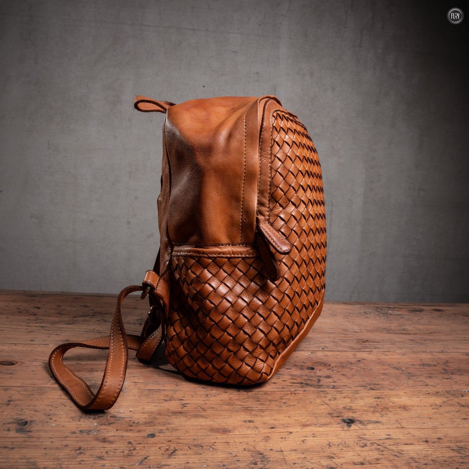 Zaino Arco in pelle intrecciata - Fury