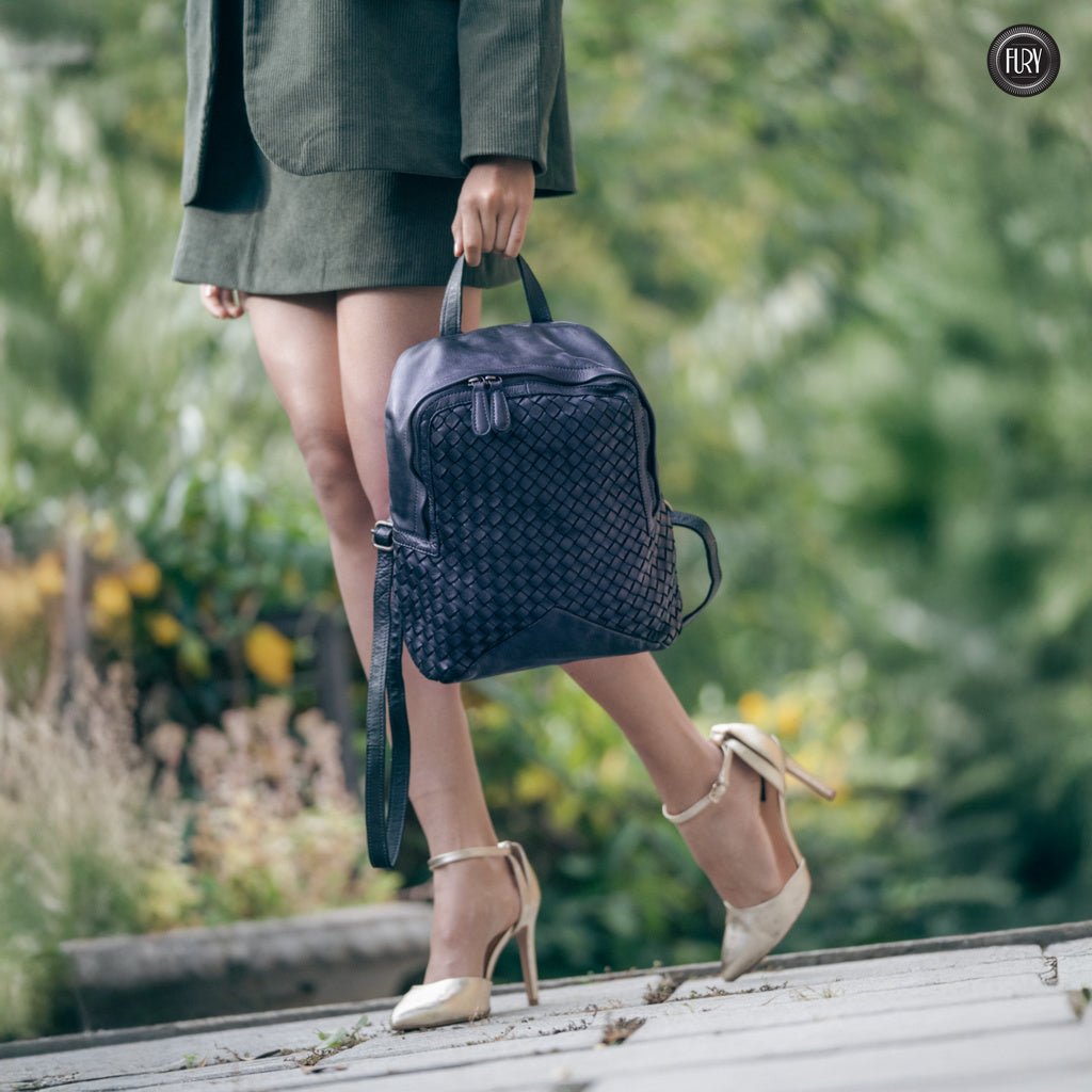 Zaino Arco in pelle intrecciata - Fury