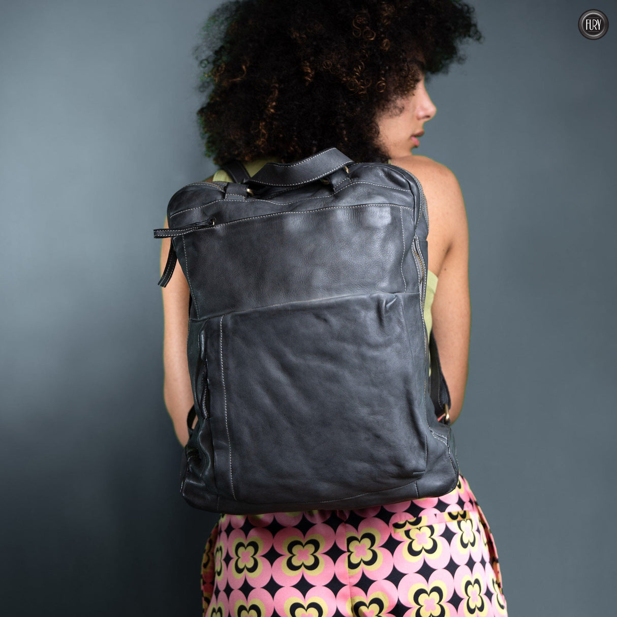 Zaino Daily unisex in pelle Fury Bags