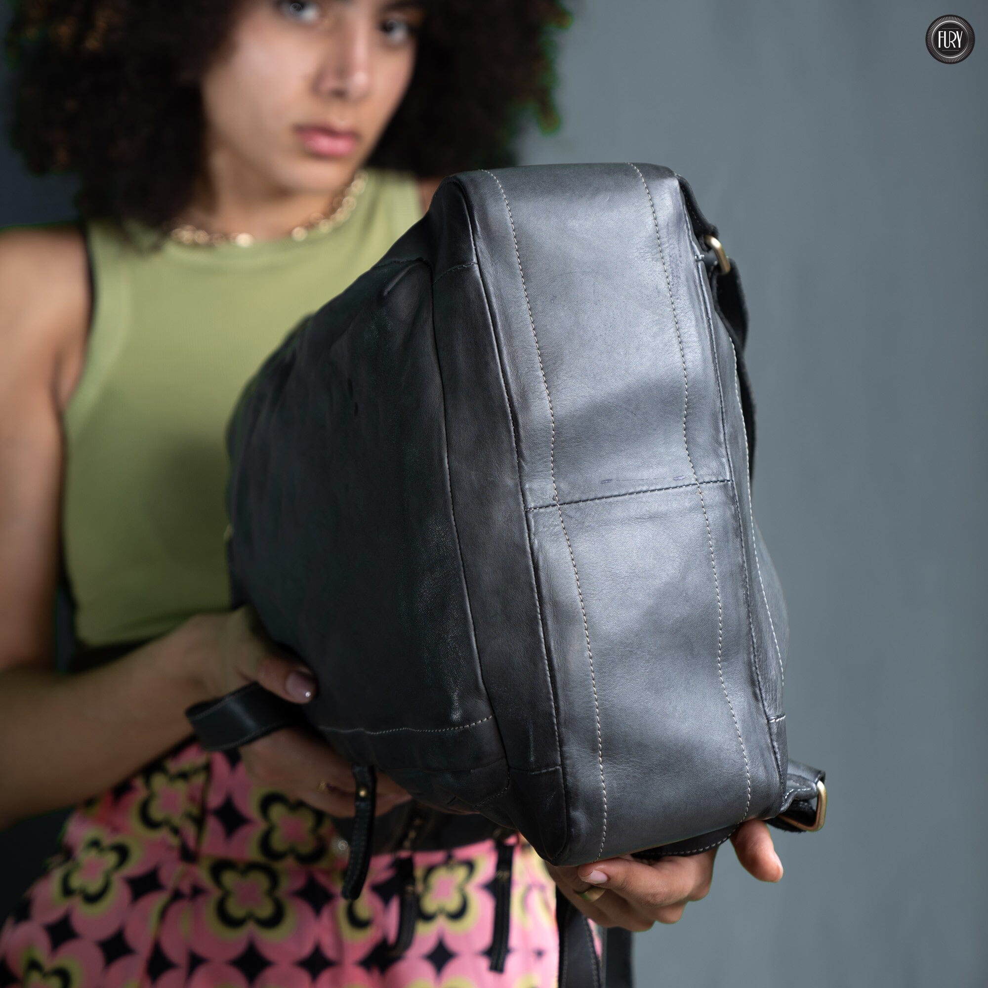 Zaino Daily unisex in pelle Fury Bags