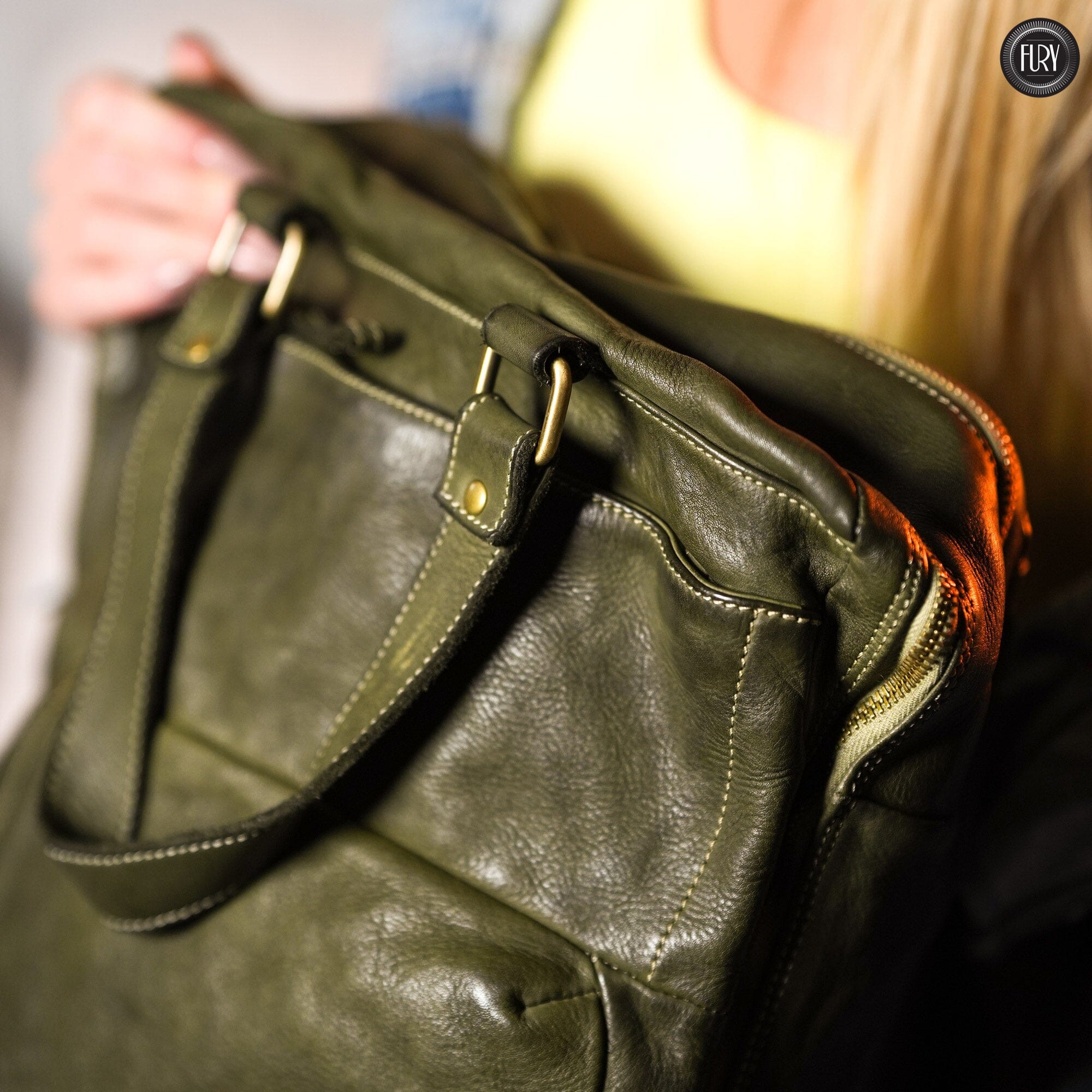 Zaino Daily unisex in pelle Fury Bags