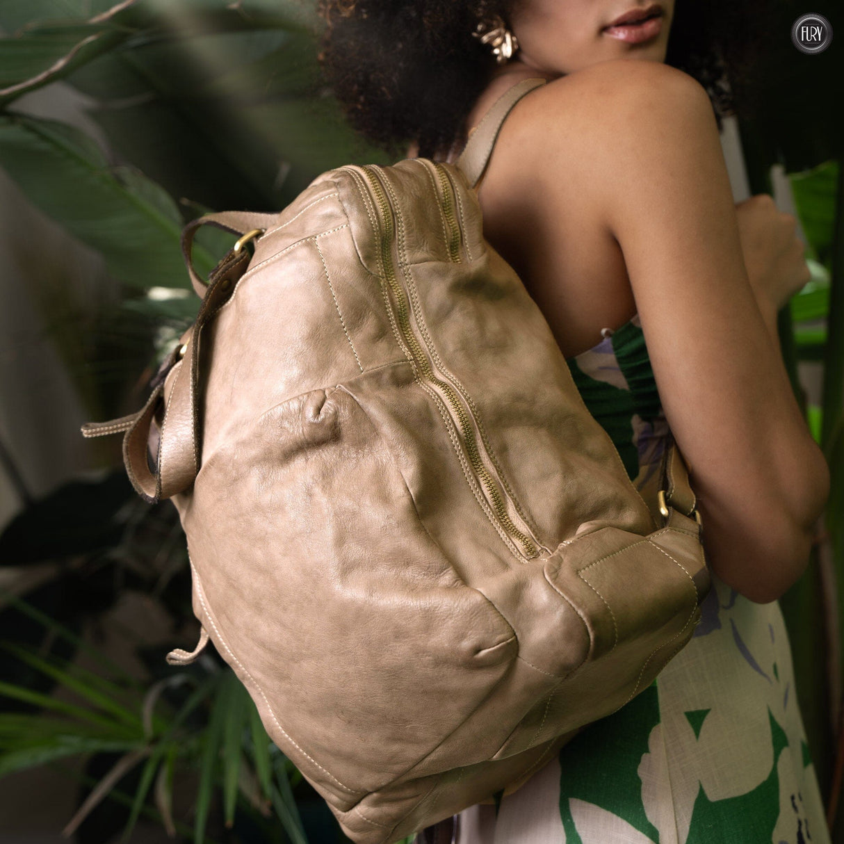 Zaino Daily unisex in pelle Fury Bags