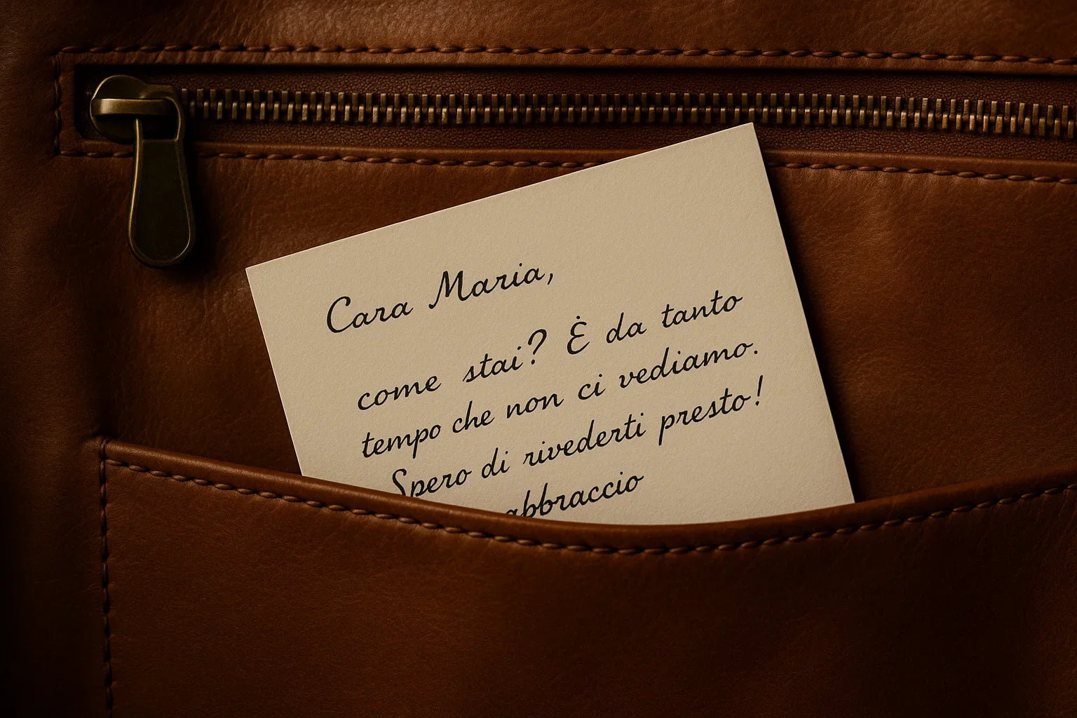 Lettere mai spedite: frammenti d’anima cuciti in pelle