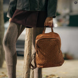 Zaino Arco in pelle intrecciata