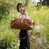 Mike leather duffle bag